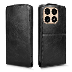 Funda de cuero magnética vertical con tapa a...
