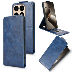 Funda de cuero magnética vertical con tapa a...