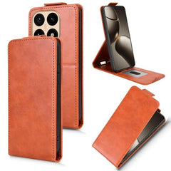 Funda de cuero magnética vertical con tapa a...
