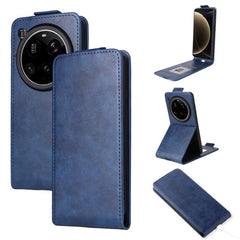 Funda de cuero magnética vertical con tapa a...