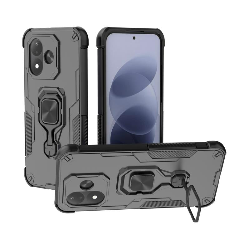Funda híbrida de TPU y PC con soporte metáli...