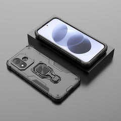 Funda híbrida de TPU y PC con soporte metáli...