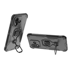 Funda híbrida de TPU y PC con soporte metáli...