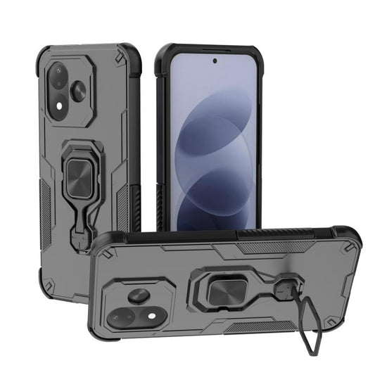 Funda híbrida de TPU y PC con soporte metáli...