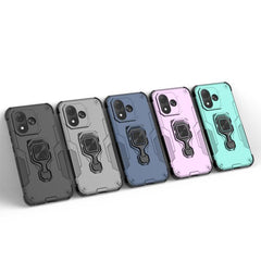Funda híbrida de TPU y PC con soporte metáli...