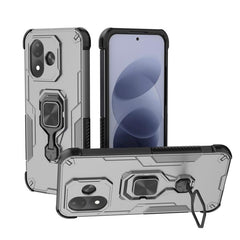 Funda híbrida de TPU y PC con soporte metáli...