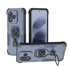 Funda híbrida de TPU y PC con soporte metáli...
