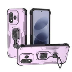 Funda híbrida de TPU y PC con soporte metáli...