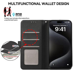 Funda para teléfono de cuero con protección ...