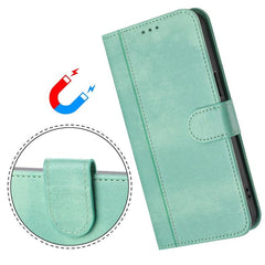 Funda de teléfono de cuero retro con hebilla...