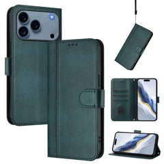 Funda de teléfono de cuero retro con hebilla...