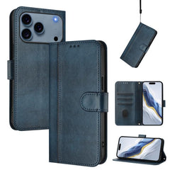 Funda de teléfono de cuero retro con hebilla...