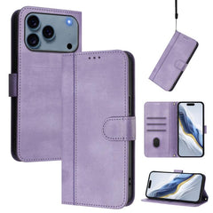 Funda de teléfono de cuero retro con hebilla...