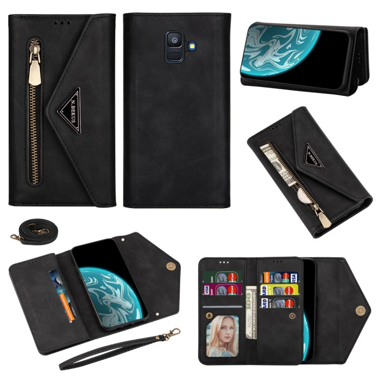 Estuche de cuero con tapa horizontal y crema...