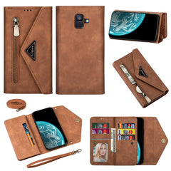 Estuche de cuero con tapa horizontal y crema...