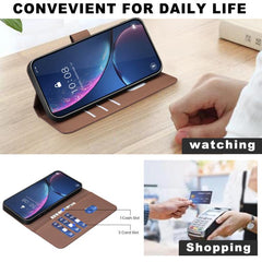 Funda de cuero para teléfono con estampado g...