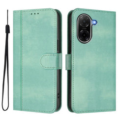 Funda de teléfono de cuero retro con hebilla...