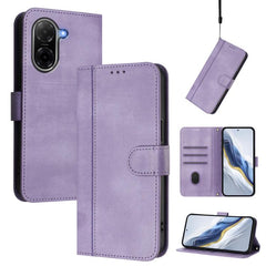 Funda de teléfono de cuero retro con hebilla...