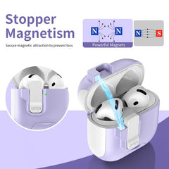 Funda para auriculares con tapa desplegable ...