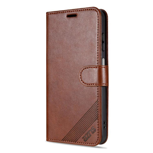 AZNS Sheepskin Texture Flip Leather Phone Ca...
