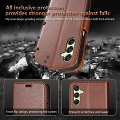 AZNS Sheepskin Texture Flip Leather Phone Ca...