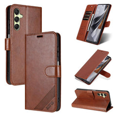 AZNS Sheepskin Texture Flip Leather Phone Ca...