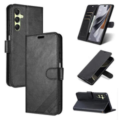AZNS Sheepskin Texture Flip Leather Phone Ca...