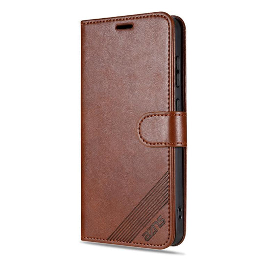 AZNS Sheepskin Texture Flip Leather Phone Ca...