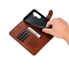 AZNS Sheepskin Texture Flip Leather Phone Ca...