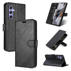 AZNS Sheepskin Texture Flip Leather Phone Ca...