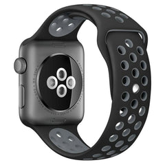 Correa de reloj deportivo de silicona bicolo...