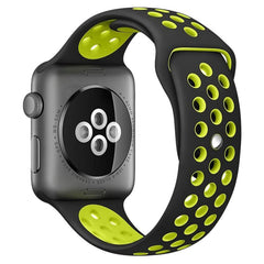 Correa de reloj deportivo de silicona bicolo...