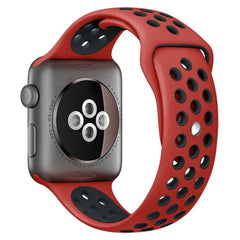 Correa de reloj deportivo de silicona bicolo...