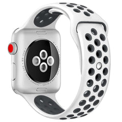 Correa de reloj deportivo de silicona bicolo...