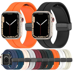 xDfind Solid Color Magnetic Buckle Silicone ...