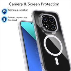 Funda magnética transparente para teléfono M...