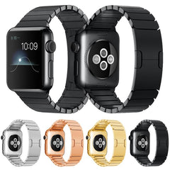 Correa de reloj de acero inoxidable con una ...