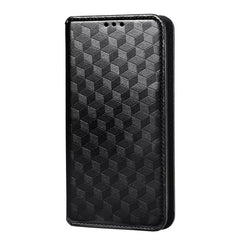 Funda de cuero plegable con textura de cuadr...
