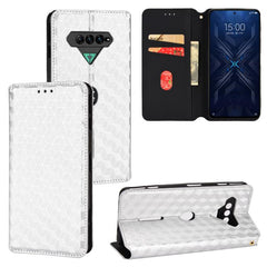 Funda de cuero plegable con textura de cuadr...