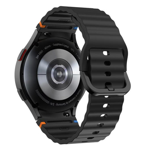 xDfind Wavy Grain Stitched Colorful Buckle S...