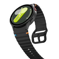 xDfind Wavy Grain Stitched Colorful Buckle S...
