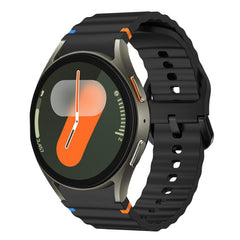 xDfind Wavy Grain Stitched Colorful Buckle S...