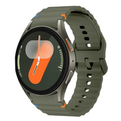 xDfind Wavy Grain Stitched Colorful Buckle S...