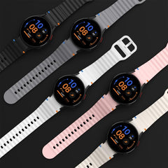 xDfind Wavy Grain Stitched Colorful Buckle S...