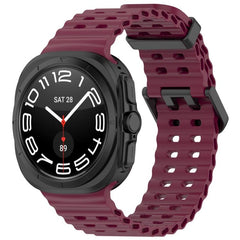 xDfind Ocean Hole Dual Buckle Silicone Watch...