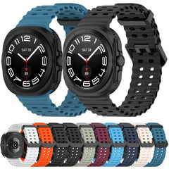 xDfind Ocean Hole Dual Buckle Silicone Watch...