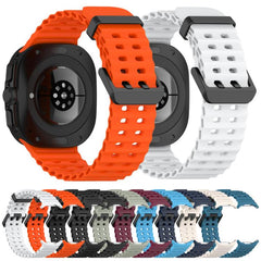 xDfind Ocean Hole Dual Buckle Silicone Watch...
