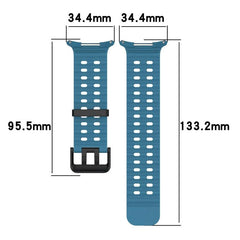 xDfind Ocean Hole Dual Buckle Silicone Watch...