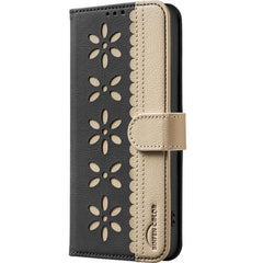 Funda de cuero para teléfono RFID con estamp...