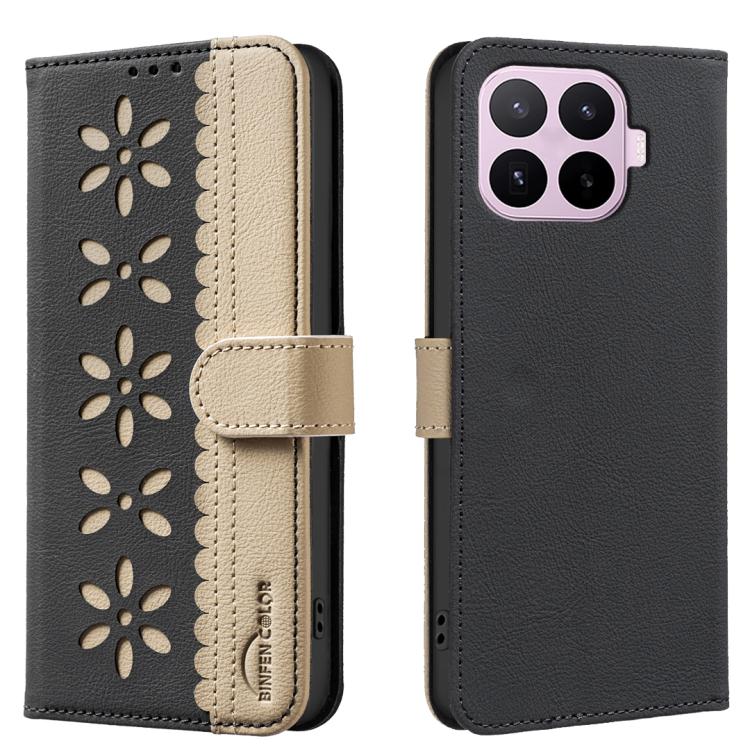 Funda de cuero para teléfono RFID con estamp...
